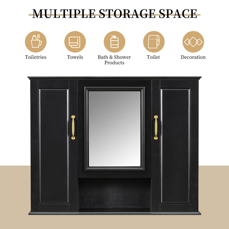 Modern Wall Mounted Medicine Cabinet With Mirror