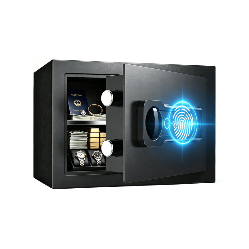 Home Safe, Fingerprint & Digital Keypad Lock, Security Cabinet