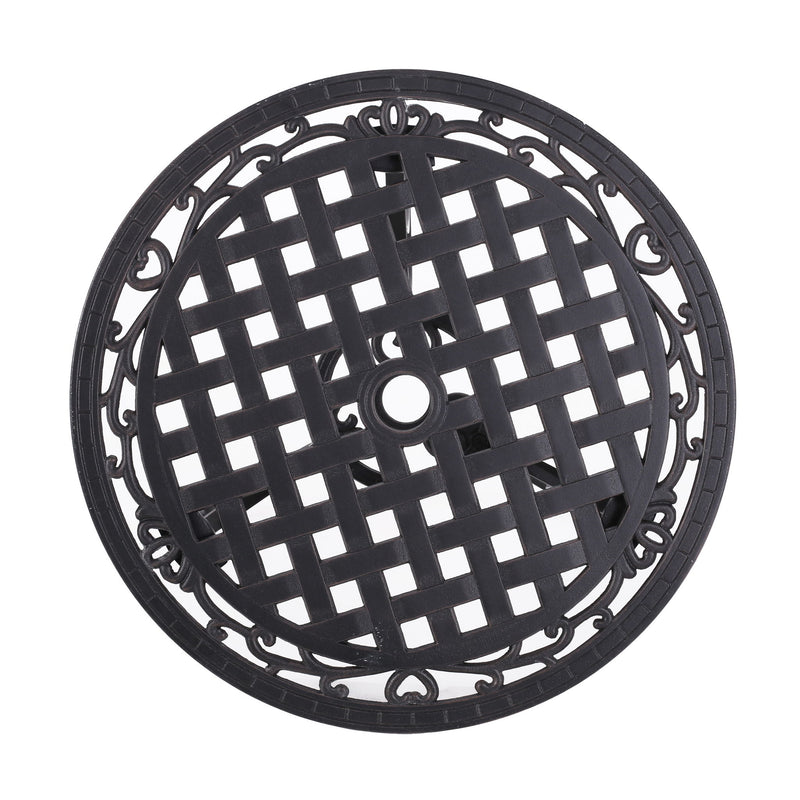 Bono Metal Bistro Set - Black