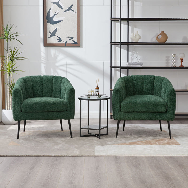 Vanity Barrel Accent Lounge Chair