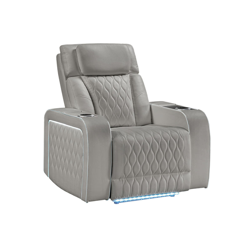 Electra - Power Reclining Set With Power Headrests, Massage And LED Lighting