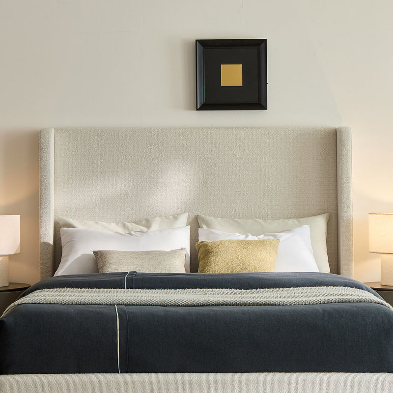 Harper - Tall Headboard Upholstered Bed With Elegant Simplicity