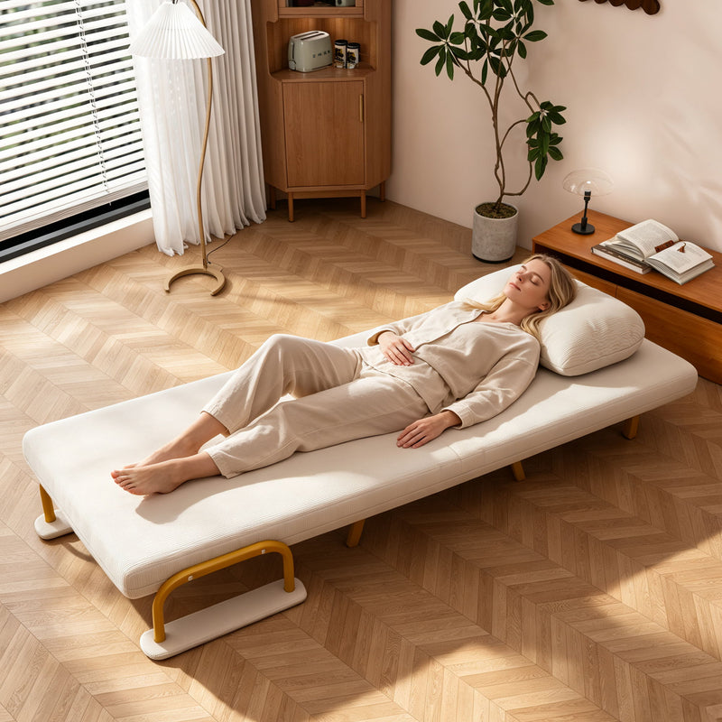 5 In 1 Folding Sofa Bed With 5 Position Adjustable Backrest