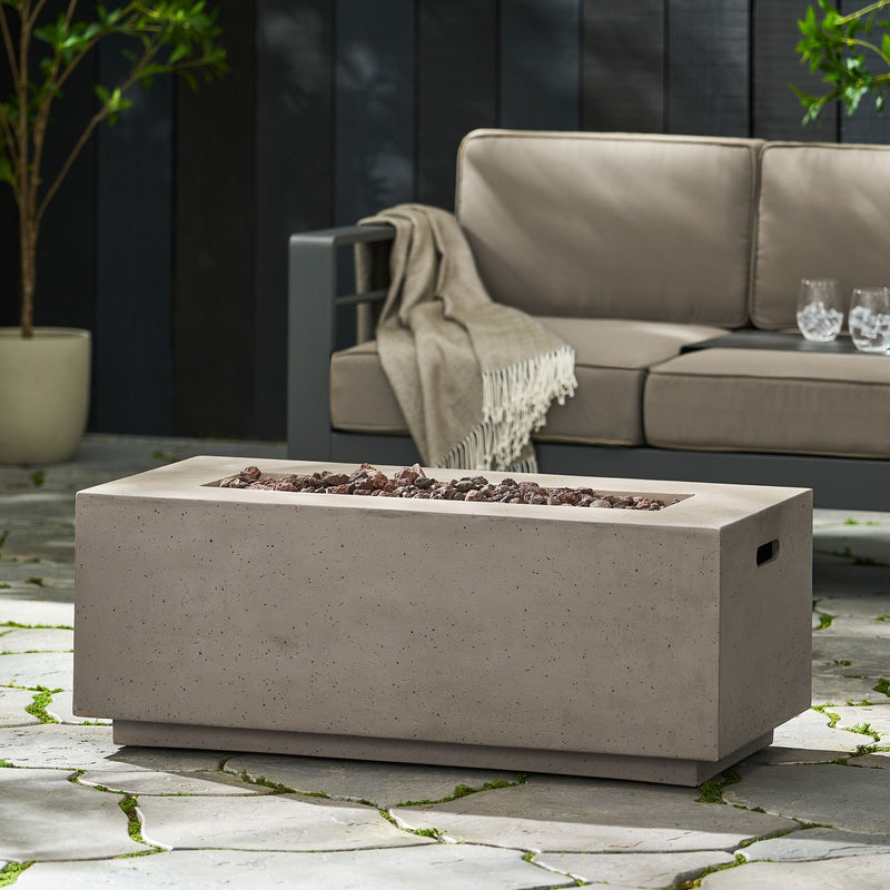 Contemporary Outdoor 40, 000 Btu Propane Fire Pit