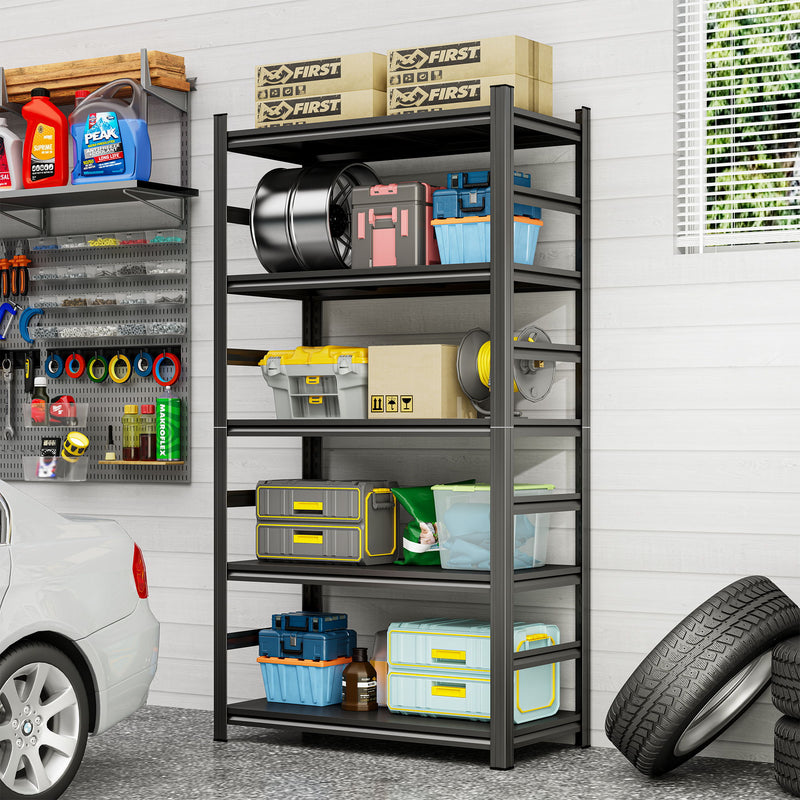 5 Tier Heavy Duty Shelving Unit Adjustable Shelving