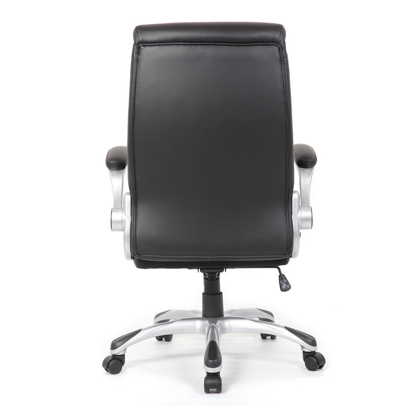 High Back Ergonomic Executive Office Chair, Adjustable Height And Lumbar Support For Home & Office - Black