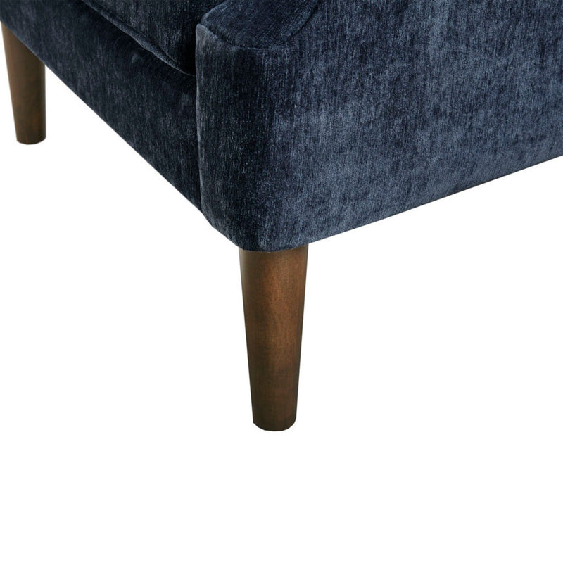 Button Tufted Accent Chair Vintage Style