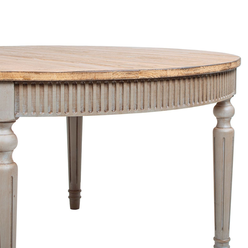Colette - Round Dining Table - Blue / Gray