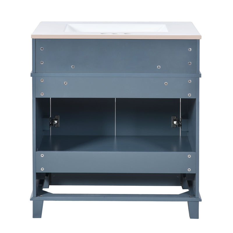 Bathroom Vanity With Sink, Storage Cabinet
