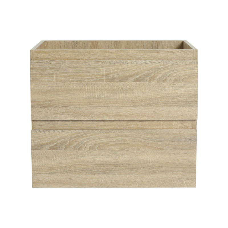 Wall Mounted Bathroom Vanity & Sink, 2 Soft Close Drawers