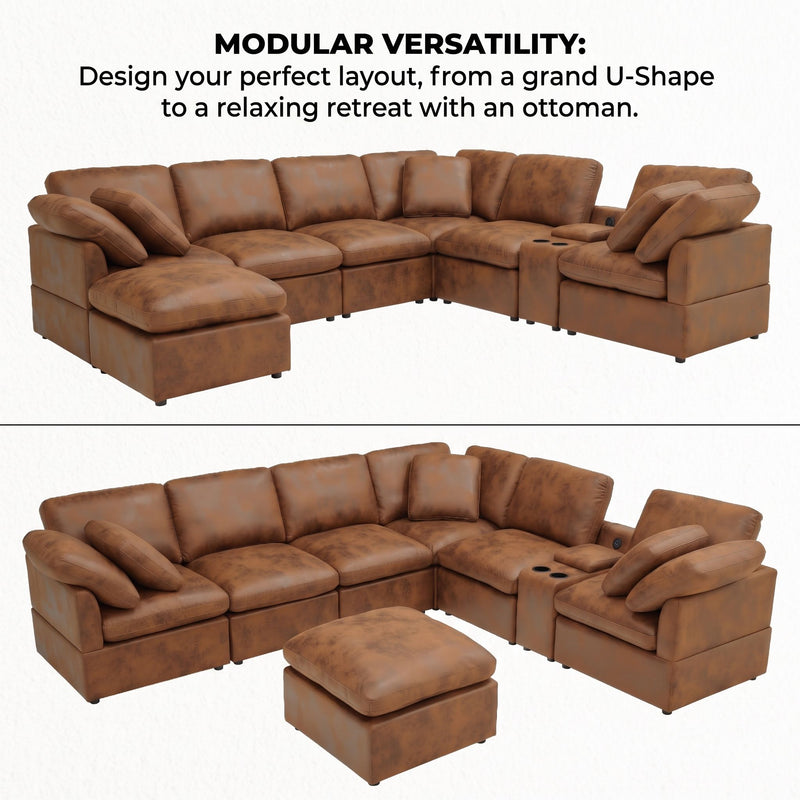 Modular Design Cloud Sofa, Freely Configurable