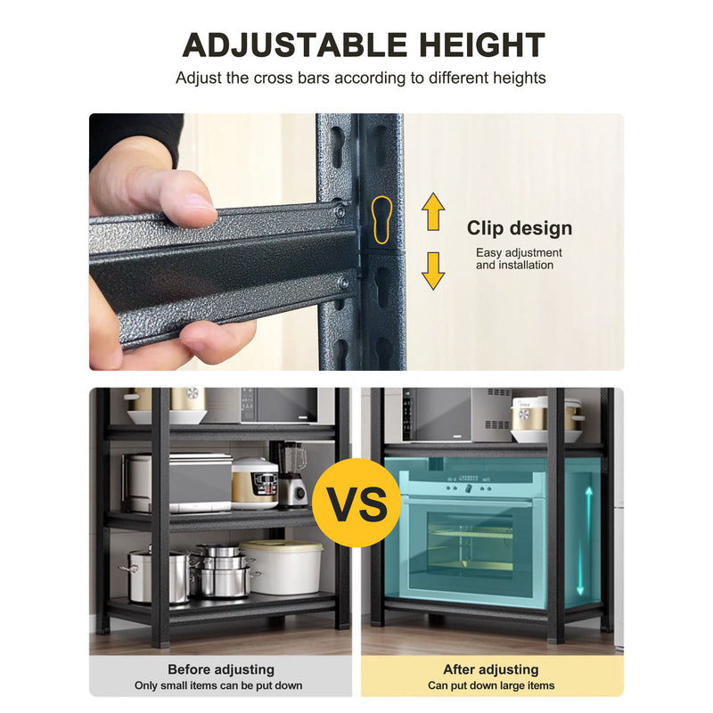 5 Tier Heavy Duty Shelving Unit Adjustable Shelving