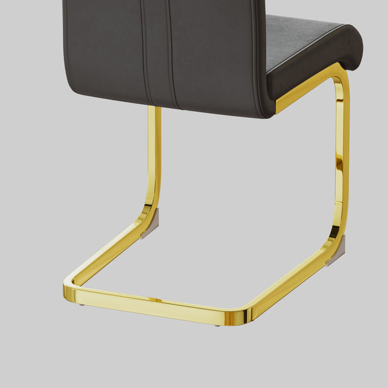 Side Dining Room Chair, Padded Seat High Back