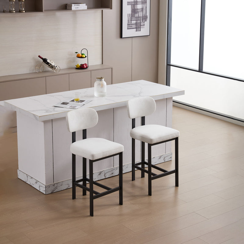 Modern Counter Height Stools (Set of 2)