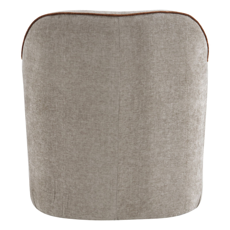 360° Swivel Accent Chair With Flared Arms