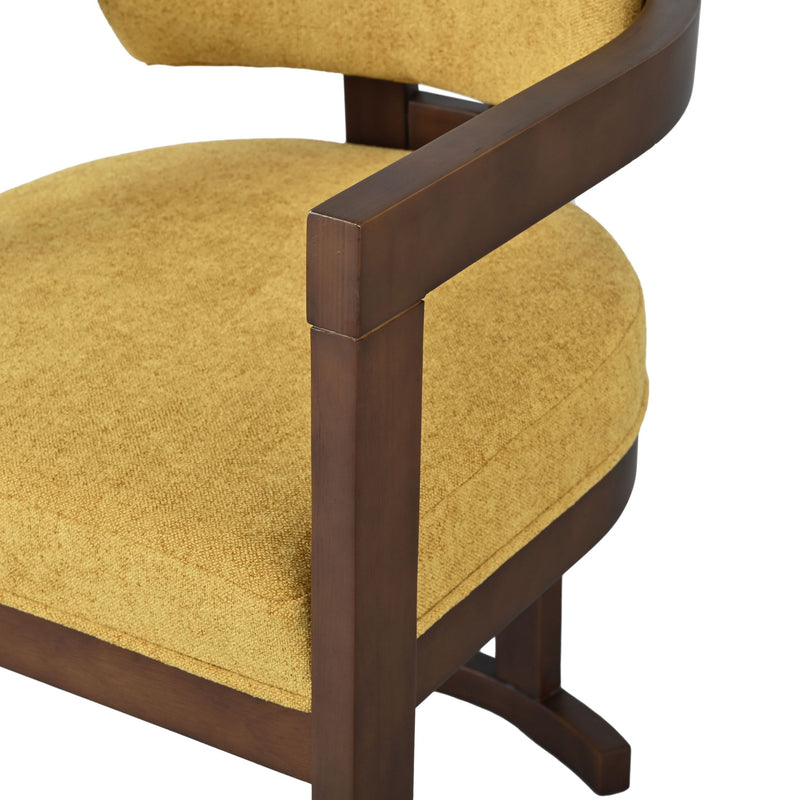 Stylish Indoor Upholstered Wood Dining Chair (Set of 2)