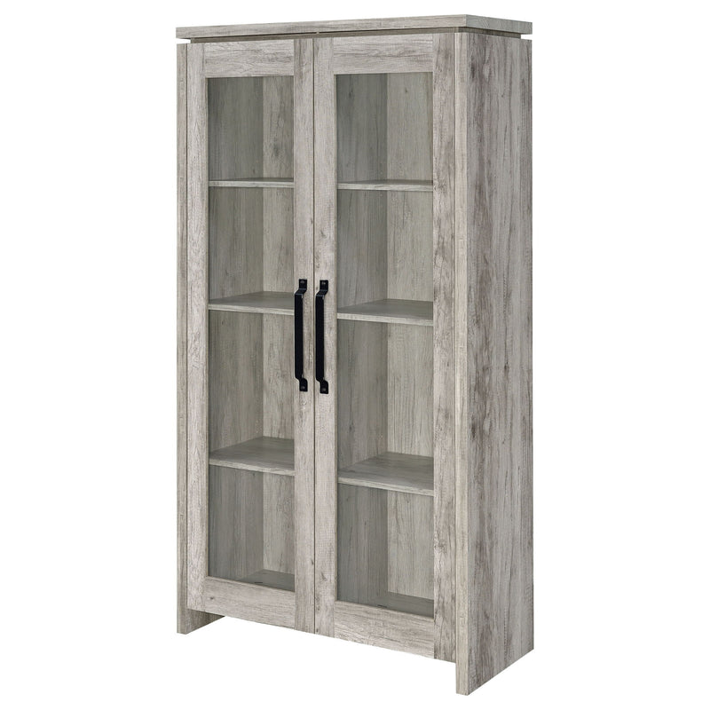 Myerson - 2 Door Tall Cabinet - Gray