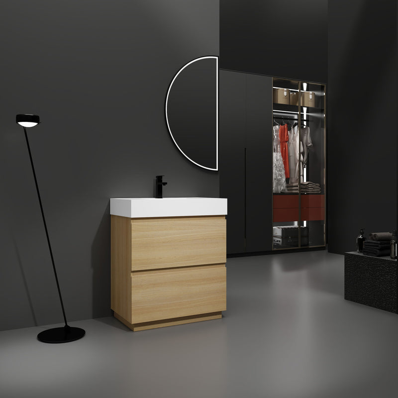 Modern Freestanding Bathroom Vanities With Single Sink Combo