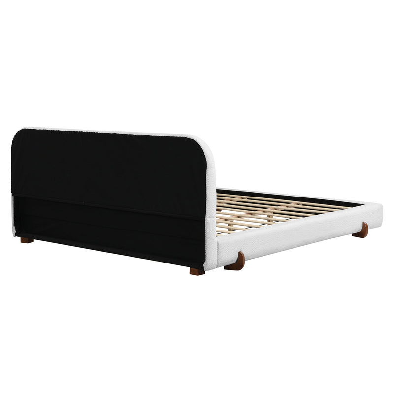 Elegant Upholstered Bed Frame