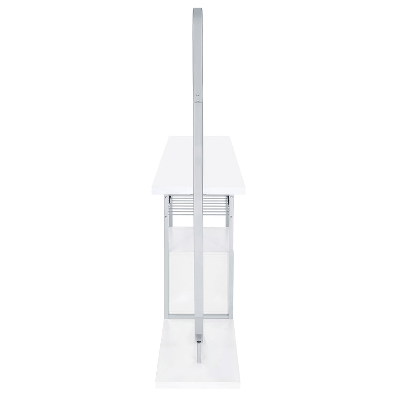 Casey - 2 Door Home Bar Storage Bar With Customizable Lighting - White
