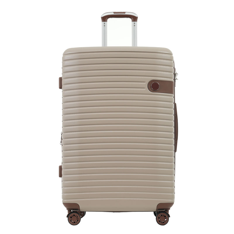 4 Piece Luggage Suitcase Set, Hard Shell Lightweight Expandable Travel Luggage With 4 Packing Cubes