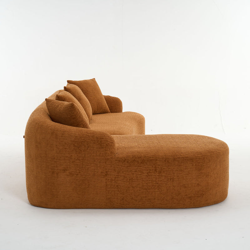 Combined Sofa With 4 Pillows