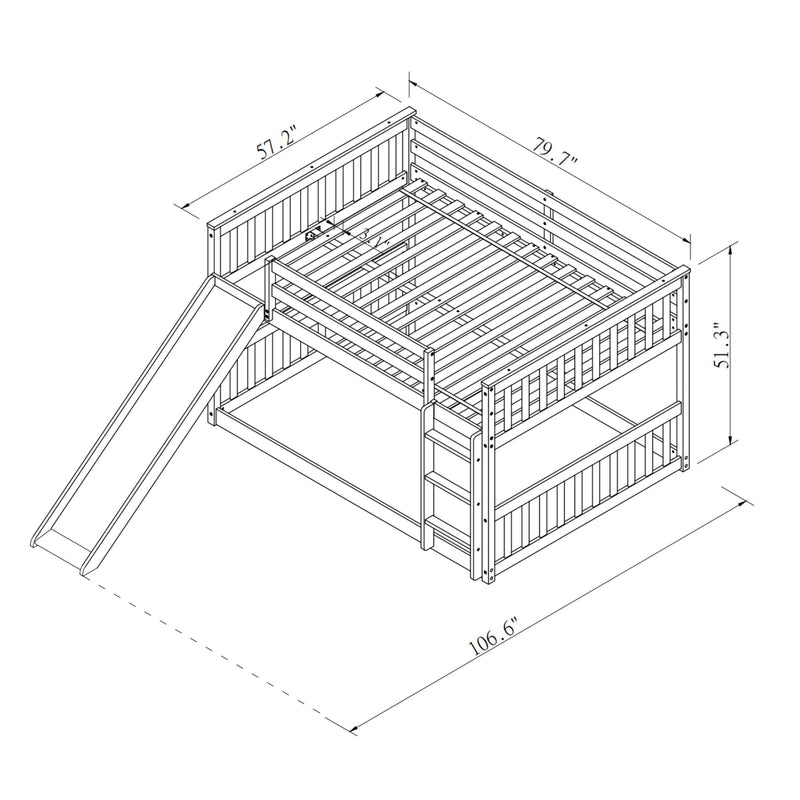 Bunk Bed With Slide And Ladder