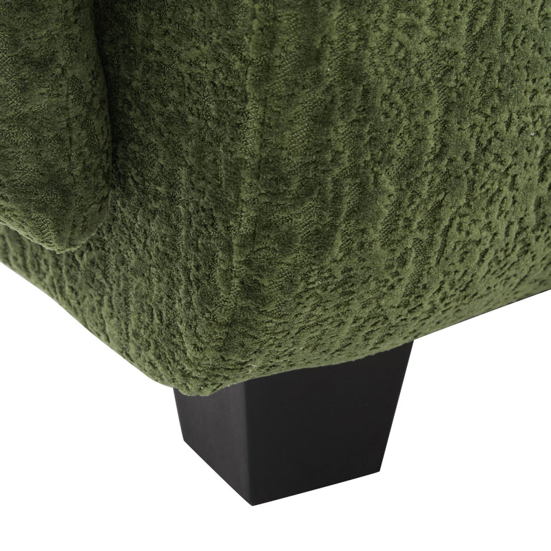 3 Seater Sofa Couch With Curved Armrests