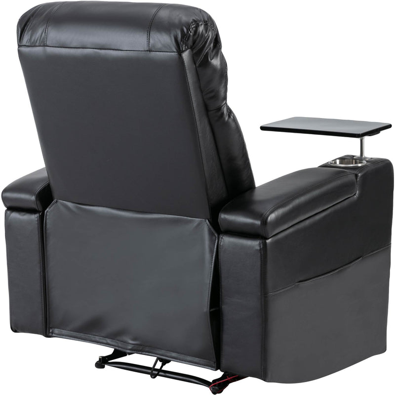 Power Recliner & Storage Arms, Cupholders, Swivel Tray Table And Cell Phone Stand