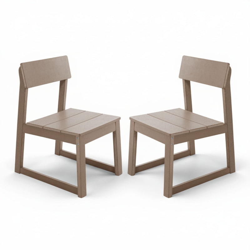 All Weather Patio Dining Chairs (Set of 2)