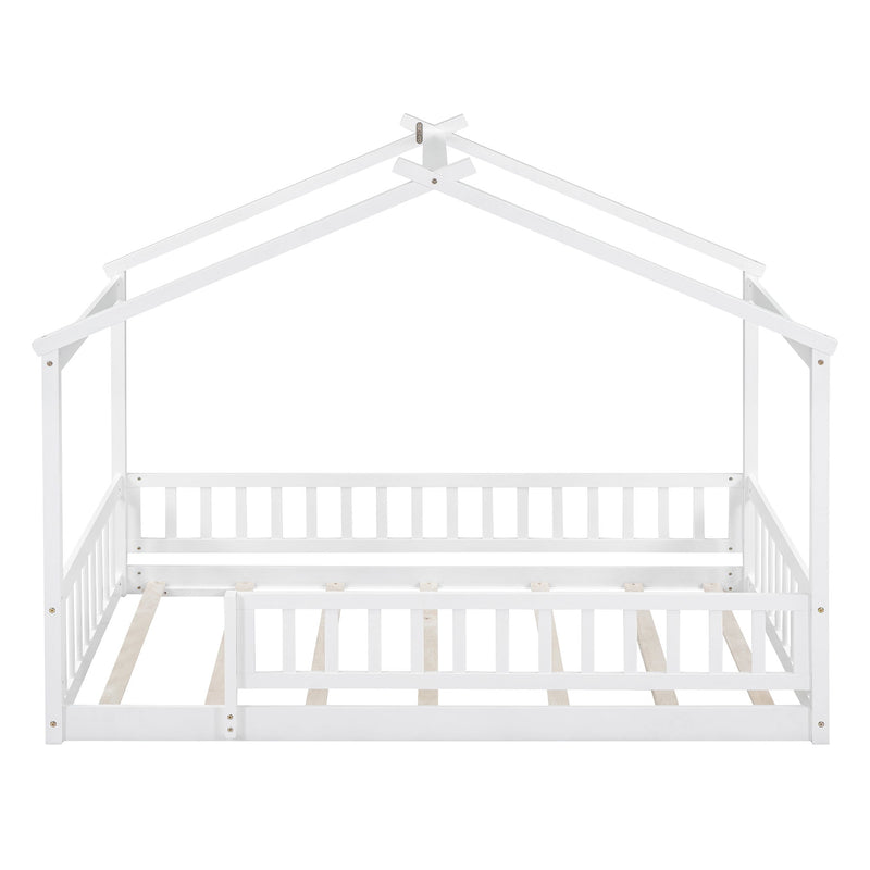 Bed House Bed Frame With Fence