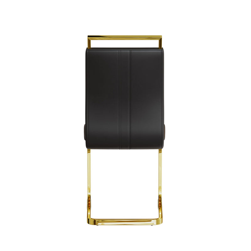 Side Dining Room Chair, Padded Seat High Back