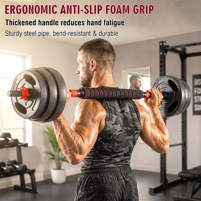 Adjustable Dumbbell Set, 4 In 1 Convertible Weights