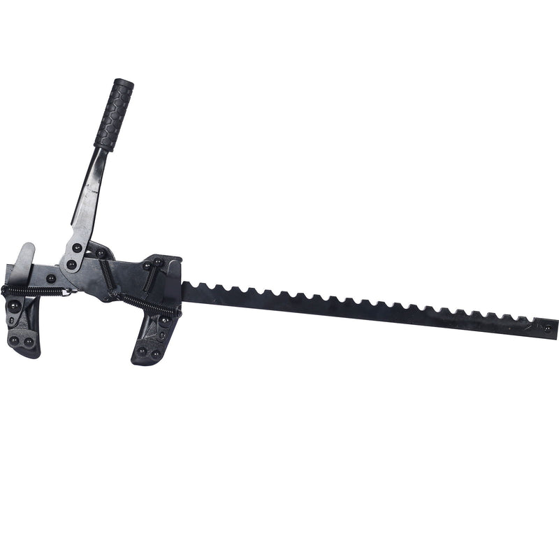 Fence Stretcher All Purpose Splicer Steel Tool For High Tensile, Barbed, And Smooth Wire Fences - Black