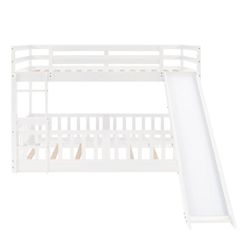 Functional Bunk Bed & Convertible Ladder And Slide