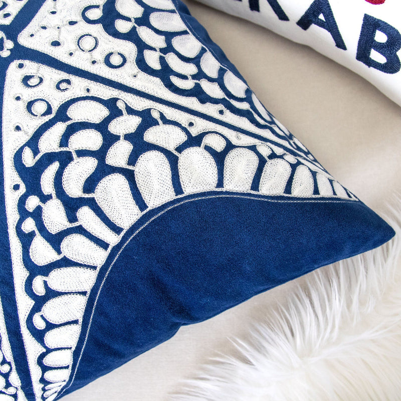 Seastar Starfish Pillow Cover - Indigo