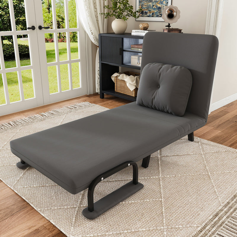 5 In 1 Folding Sofa Bed With 5 Position Adjustable Backrest