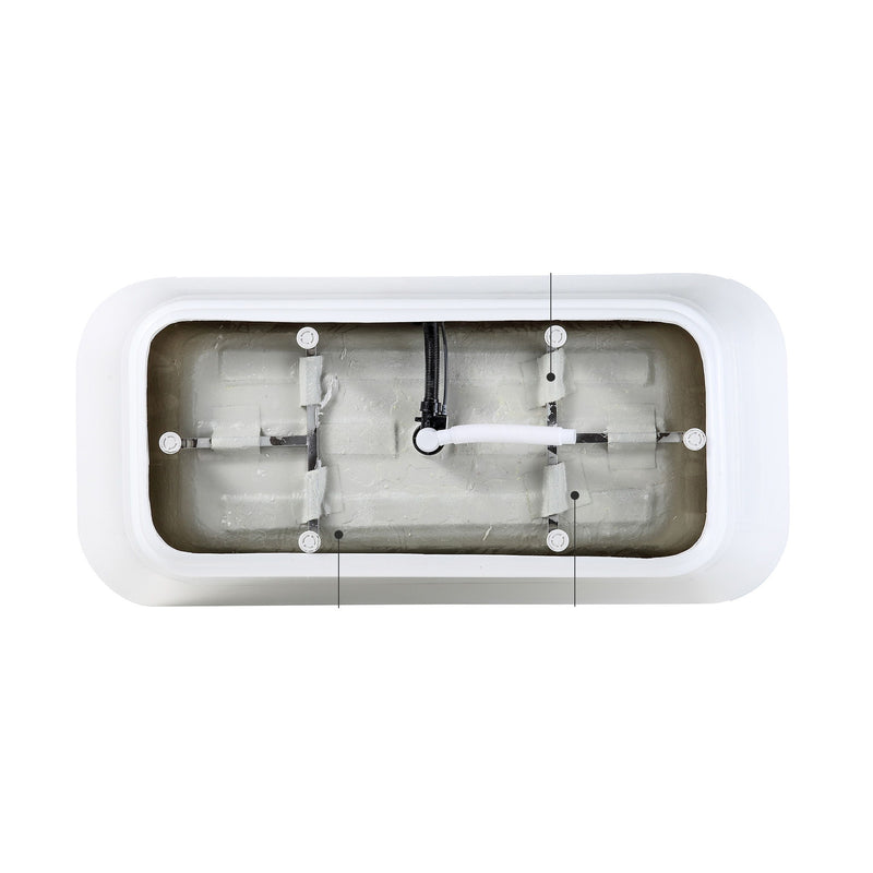 Gloss Freestanding Bathtub With Drain, Stand Alone Soaking Tub