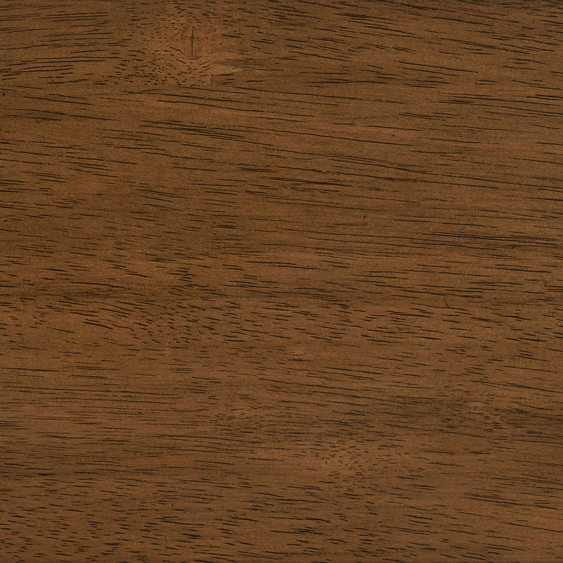 Flynn - Round Glass Top Dining Table - Brown