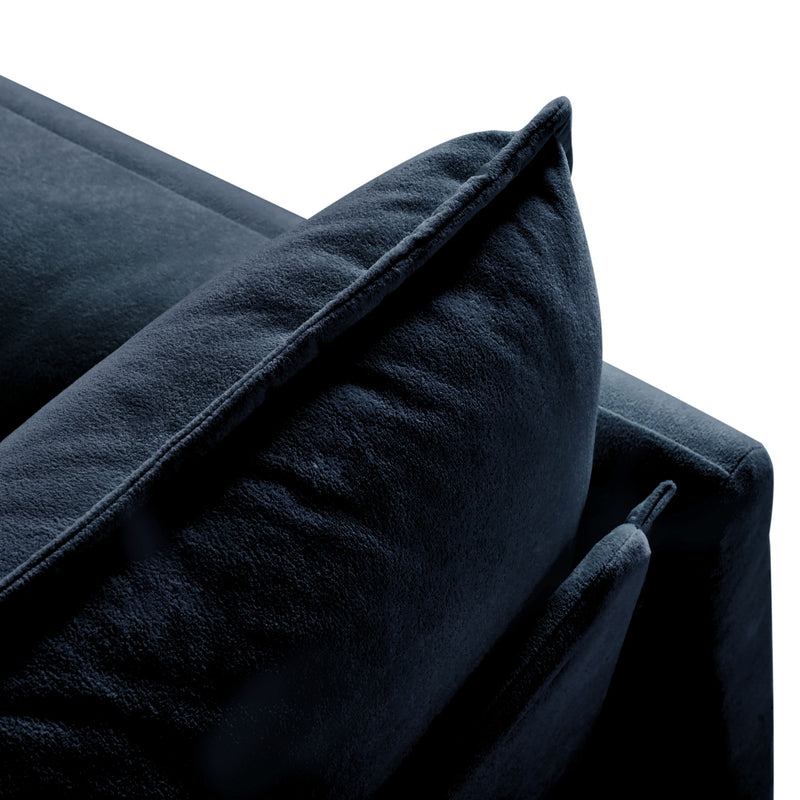 Oversized Chair With Movable Ottoman, Soft Upholstered Lounge Chair