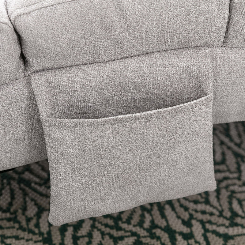 Massage Chaise Lounge Indoor With Remote Control, Ergonomic Electric Massage Lounger