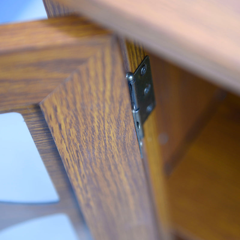 Spacious Sideboard With Adjustable Shelf Storage - Dark Oak