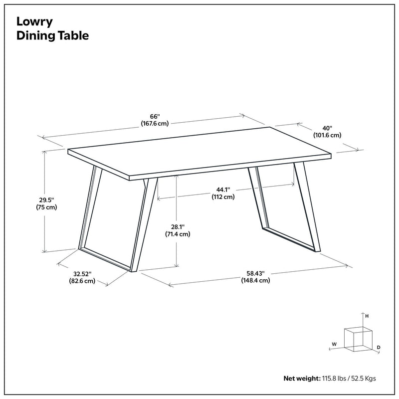 Lowry - Handcrafted Square Dining Table