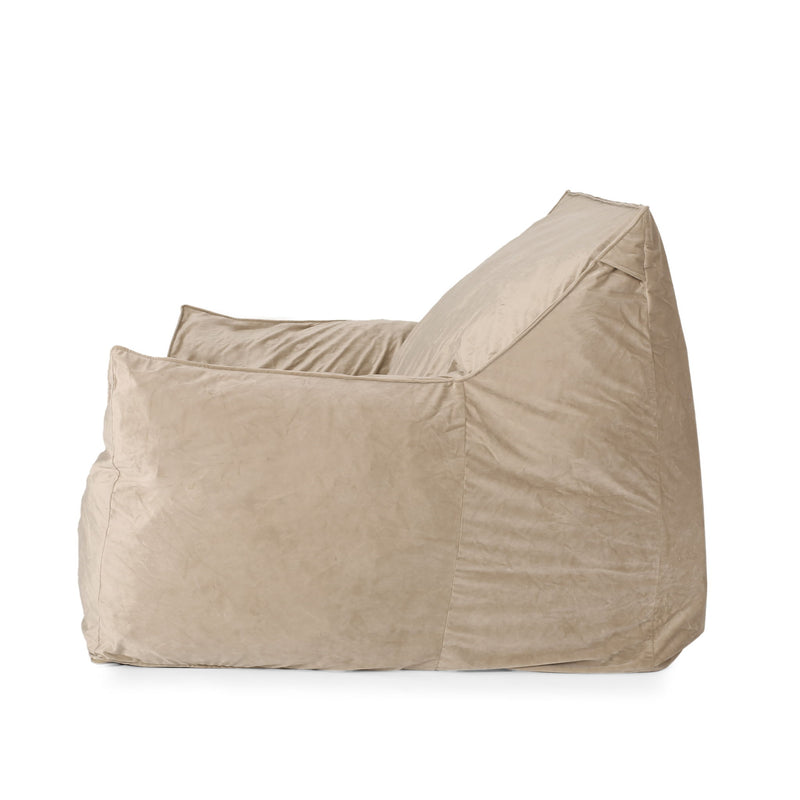 Allea - Bean Bag Chair With Armrests