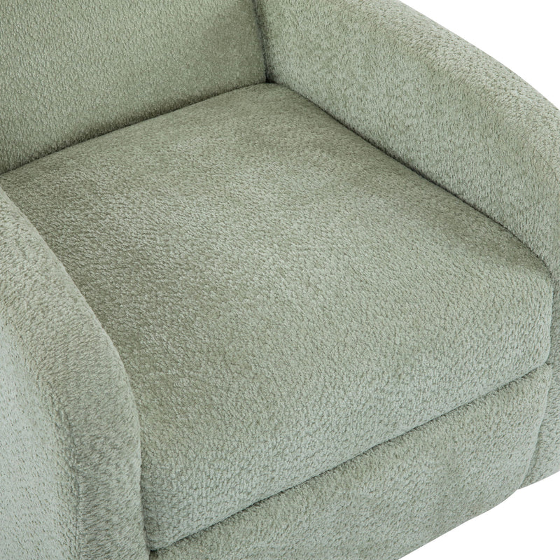 Contemporary 360 Swivel And Glider Recliner Chair