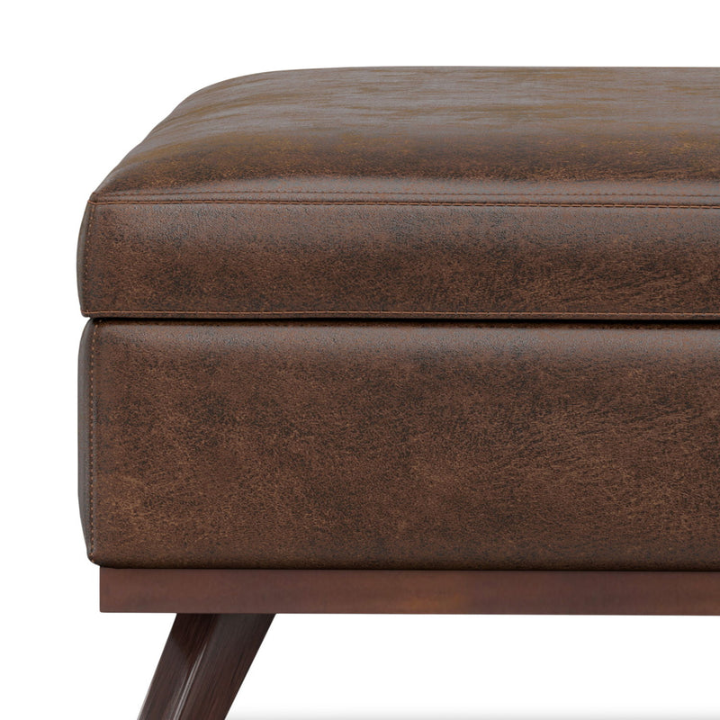 Owen - Multifunctional Square Coffee Table Storage Ottoman