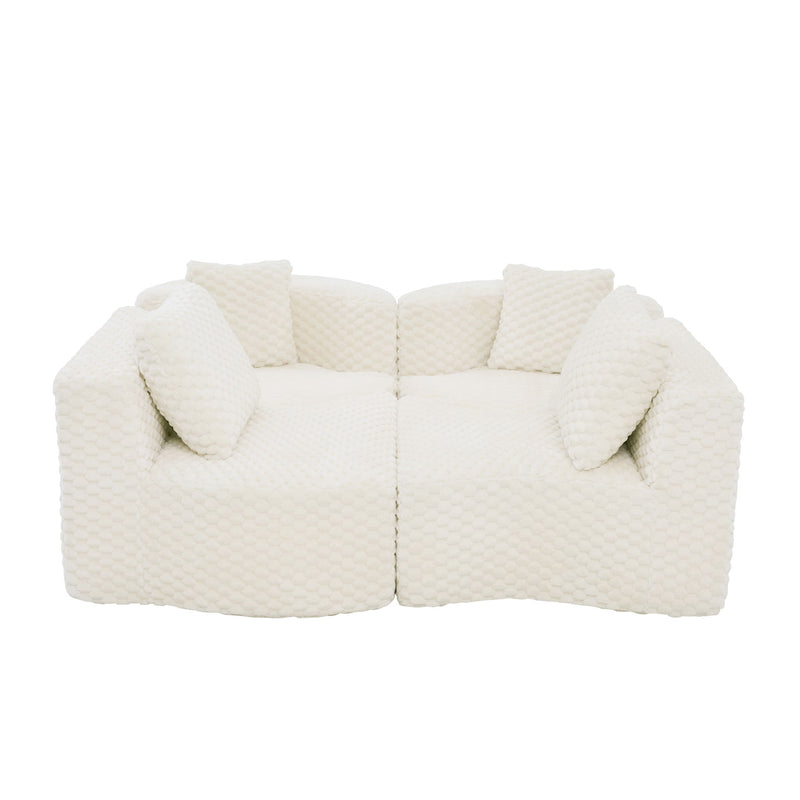 Modular Sectional Sofa With Free Combination Design