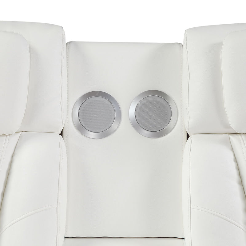 Electra - Power Reclining Set With Power Headrests, Massage And LED Lighting