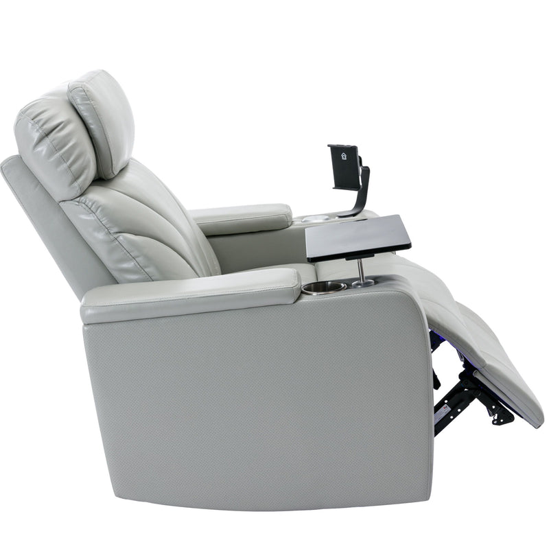 Power Motion Recliner Electric Power Recliner With USB Charging Port, Hidden Arm Storage, Convenient Cup Holder And tooth Speaker