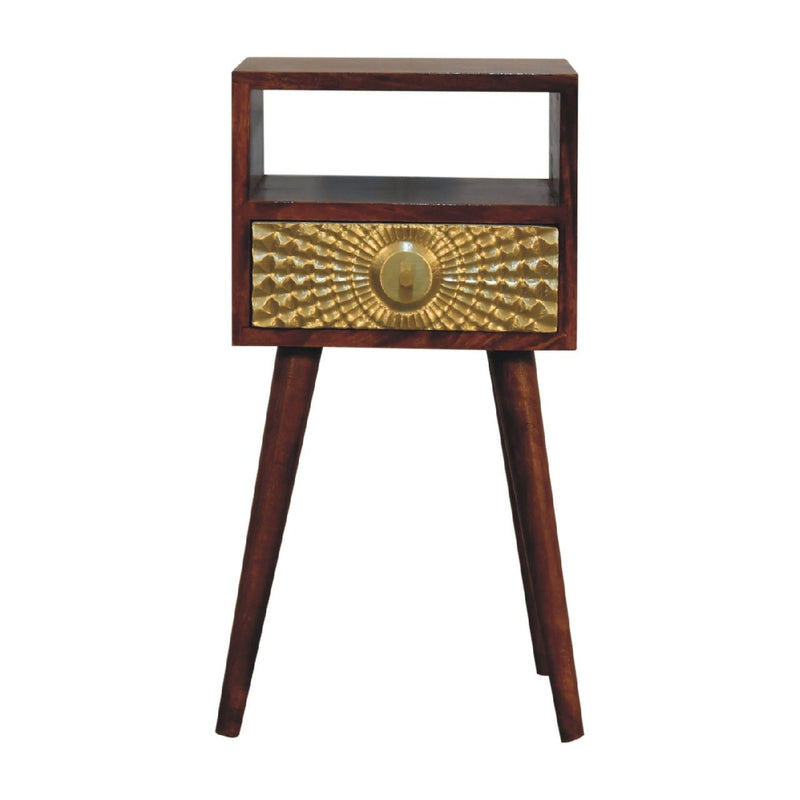 Eden - Mini Nightstand - Chestnut
